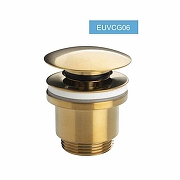 Донный клапан PlastBrno EUVCG06 click clack цвет Матовое золото