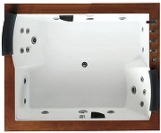 Акриловая ванна Gemy 186x151 G9052 II B R с гидромассажем-2