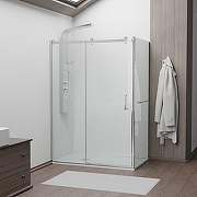 Душевой уголок RGW Tornado 130x100 020744130-11 профиль цвет Хром стекло прозрачное