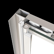 Душевой уголок RGW Passage 100x70 060814207-11 профиль цвет Хром стекло прозрачное-2