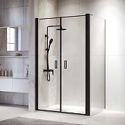 Душевой уголок RGW Passage 60x100 060814460-014 профиль цвет Черный стекло прозрачное