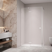 Душевой уголок RGW Stilvoll 130x80 353204038-21 профиль цвет Хром стекло матовое-сатинат-1