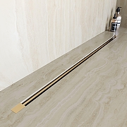 Душевой лоток RGW SDR 76215010-06 с решеткой цвет Золото BRUSH-5