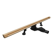 Душевой лоток RGW SDR 76215010-06 с решеткой цвет Золото BRUSH-7