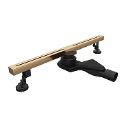 Душевой лоток RGW SDR 76215260-06 с решеткой цвет Золото BRUSH-6