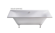 Ванна из искусственного камня Astra Form Геркулес 190х90 01010072 цвет Белый