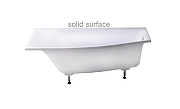 Ванна из искусственного камня Astra Form Скат 170х75 01010082 цвет Белый