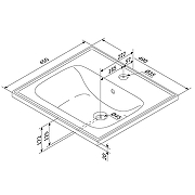 Раковина AM.PM X-joy 49 M85AWCC0502WG64 цвет Белый-2