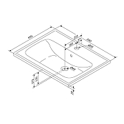 Раковина AM.PM X-joy 59 M85AWCC0602WG64 цвет Белый-2