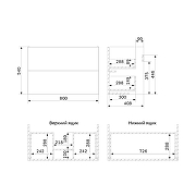 Тумба под раковину AM.PM Gem 80 M90FHX0802WG подвесная цвет Белый глянец-10