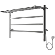 Электрический полотенцесушитель Terminus Аврора П4 700х450 4670078554611 с полкой цвет Хром-1