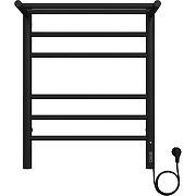 Электрический полотенцесушитель Terminus Аврора П6 450х600 КС 4670078556929 с полкой цвет Черный муар