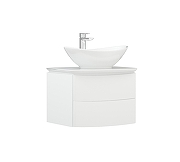 Тумба под раковину Corozo Вико 60 SD-00001643 подвесная цвет Белый-3