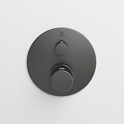 Смеситель для душа Ideal Standard Ceratherm T100 A5813A5 с термостатом цвет Magnetic Grey / Магнит-1