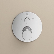 Смеситель для душа Ideal Standard Ceratherm T100 A5814AA с термостатом цвет Хром-4