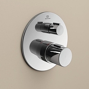 Смеситель для душа Ideal Standard Ceratherm T100 A5814AA с термостатом цвет Хром-5