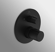 Смеситель для душа Ideal Standard Ceratherm T100 A5814XG с термостатом цвет Silk Black / Черный шелк-2