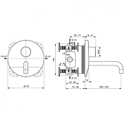 Смеситель для раковины Ideal Standard Ceraplus A6154AA цвет Хром-1