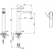 Смеситель для раковины Ideal Standard Connect Air A7028AA цвет Хром-6