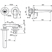 Смеситель для раковины Ideal Standard Connect Air A7029GN цвет Silver Storm / Серебряный Шторм-2