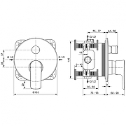 Смеситель для душа Ideal Standard Connect Air A7035A2 цвет Brushed Gold / Золото шлифованное-2