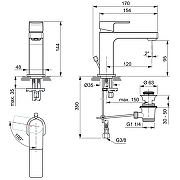 Смеситель для раковины Ideal Standard Edge A7102AA цвет Хром-4
