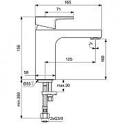 Смеситель для раковины Ideal Standard Edge A7105AA цвет Хром-1