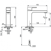 Смеситель для раковины Ideal Standard Edge A7108AA цвет Хром-2