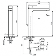 Смеситель для раковины Ideal Standard Edge A7112AA цвет Хром-8