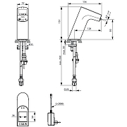 Смеситель для раковины Ideal Standard Intellimix A7488AA цвет Хром-6
