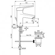 Смеситель для раковины Ideal Standard Ceraplus 2 BC091AA цвет Хром-2