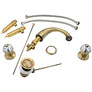 Смеситель для раковины Migliore Prestige Crystal 32765 цвет Бронза-4