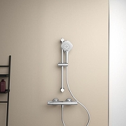 Смеситель для душа Ideal Standard Ceratherm T100 A7234AA с термостатом цвет Хром-1