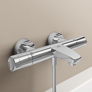 Смеситель для ванны Ideal Standard Ceratherm T100 A7238AA с термостатом цвет Хром-1
