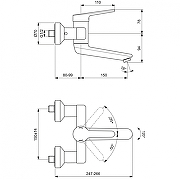 Смеситель для раковины Ideal Standard Ceraplus 2 BC111AA цвет Хром-1