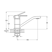Смеситель для кухни G-Lauf GOR GOR4-B058KB цвет Черный матовый-2
