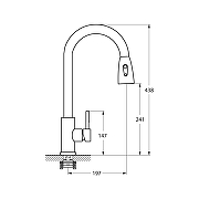 Смеситель для кухни G-Lauf ZAP ZAP4-H090KB цвет Черный матовый-2