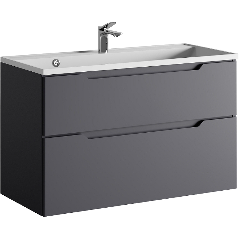 Тумба под раковину Raval Wector 100 Wct.01.100/P/A/MD подвесная 