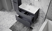 Тумба под раковину Raval Wector 100 Wct.01.100/P/A/MD подвесная цвет Антрацит-4