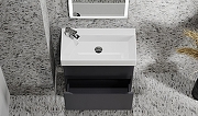 Тумба под раковину Raval Brik 65 Wel.01.100/P/W/RL подвесная цвет Антрацит-5