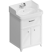 Тумба под раковину Kerama Marazzi Pompei 60 PO.M.60.1\WHT Белая глянцевая-1