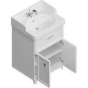 Тумба под раковину Kerama Marazzi Pompei 60 PO.M.60.1\WHT Белая глянцевая-3