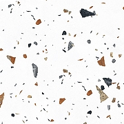 Керамогранит Laparet Terazzo Bianco Бежевый Карвинг 60х60 см