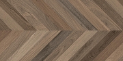 Керамогранит Laparet Wood Latina Brown Chevron M Коричневый Матовый Карвинг 60х120 см-1