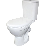 Унитаз компакт Rosa Соло Вн УнБ56 4640021061084 цвет Белый с бачком и сиденьем