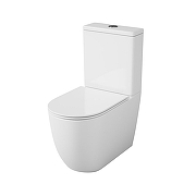 Унитаз компакт Owl 1975 Vind TOWLT190301 цвет Белый без бачка с сиденьем Микролифт