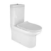 Унитаз компакт Creo Ceramique Archi AR1002R+RE1001T/AR1001T+AR1003 цвет Белый с бачком и сиденьем Микролифт