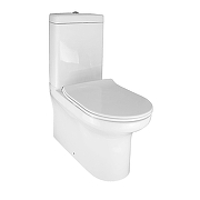 Унитаз компакт Creo Ceramique Archi AR1002R+RE1001T/AR1001T+AR1003 цвет Белый с бачком и сиденьем Микролифт-1