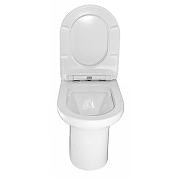 Унитаз компакт Creo Ceramique Archi AR1002R+RE1001T/AR1001T+AR1003 цвет Белый с бачком и сиденьем Микролифт-4