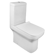 Унитаз компакт Creo Ceramique Arles AS1002+AS1003+AS1001T цвет Белый с бачком и сиденьем Микролифт